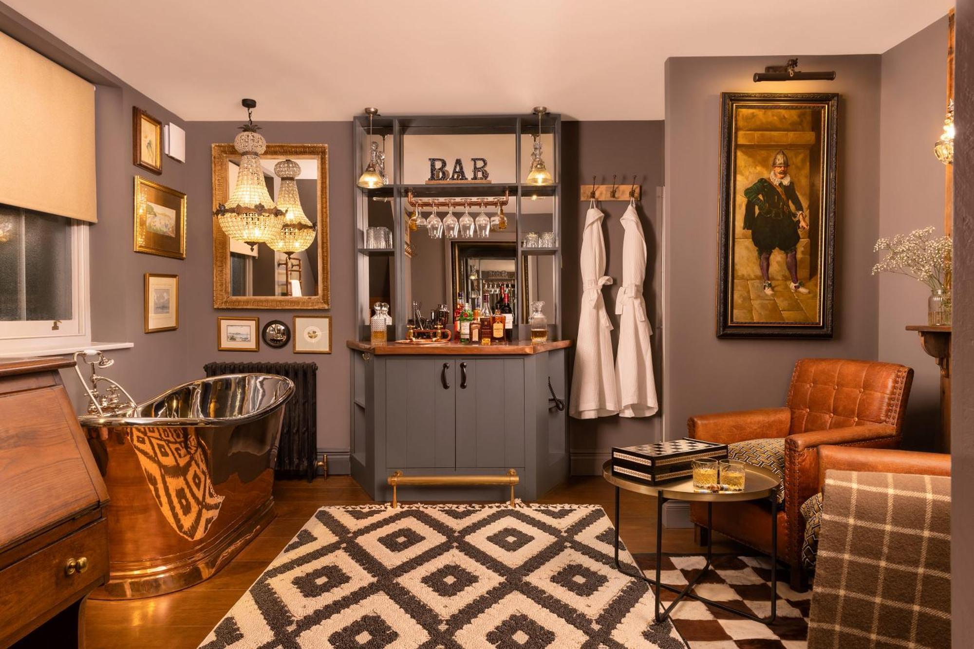 The Barth Room At Cheshire Boutique Barns Nantwich Bagian luar foto